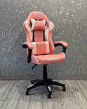 Комп'ютерне крісло з екошкіри + 2 подушки ENZO 8 КОЛЬОРІВ НА ВИБІР, фото 2