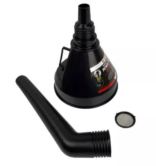 Воронка універсальна (чорна) SA-122 Sapfire Plastic Automotive Petrol Funnel