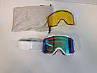 Гірськолижна маска Smith Squad White Vapor 2 Лінзи ChromaPop Everyday Green Mirror S2 / Yellow S1 УЦІНКА, фото 3