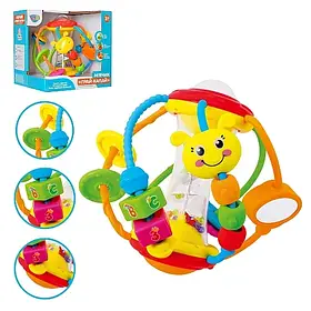 Гра 929 брязкальце-логіка, 15см, лабіринт, вертушка, дзеркальце