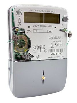 Лічильник електроенергії NIK 2100 AP6T.2002.МC.11 (багатотарифний, реле)