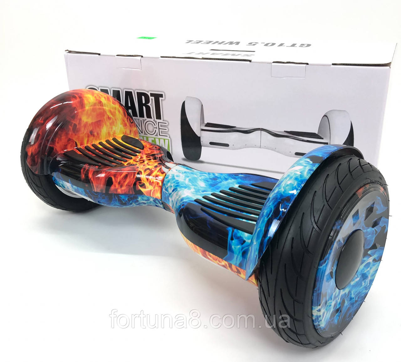 Міні сигвей гіроборд Smart Balance колеса 10.5 дюймів Вогонь і Лід
