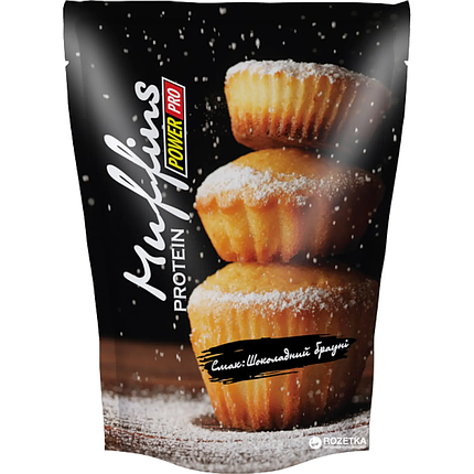 Muffins Protein Power Pro 600 g Шоколад Брауні, фото 1
