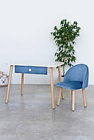Комплект: кріселко та столик із шухлядою, 2-7 років, 90-105 см, 105-115 см, 115-125 см, блакитний