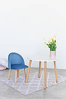 Комплект: кріселко та столик круглий, 2-7 років, 90-105 см, 105-115 см, 115-125 см, блакитний