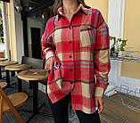 Тепла жіноча сорочка Тканина: турецький кашемір Розмір: 42-44, 46-48, 50-52, 54-56, фото 9