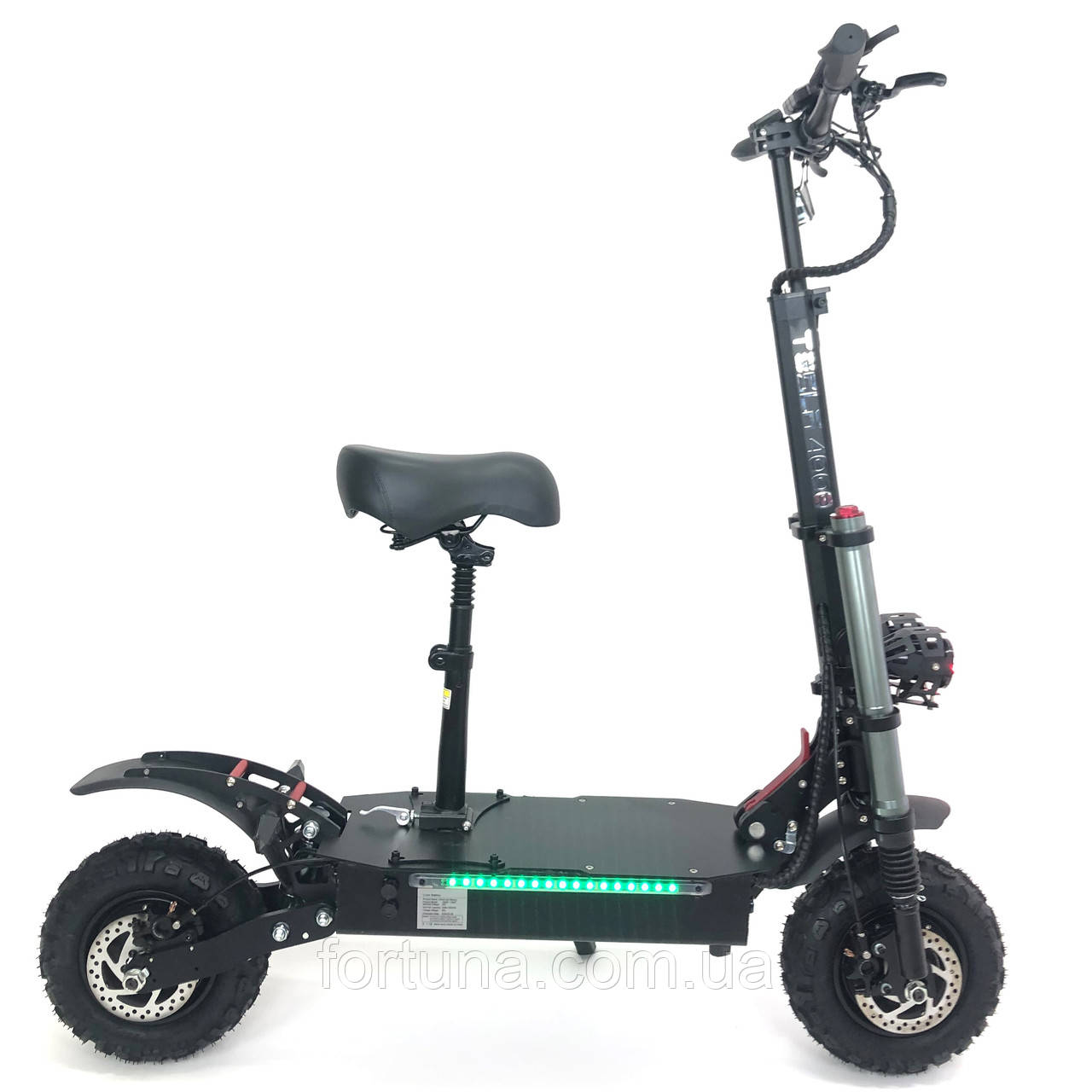 Електросамокат Tesla 4000 (3000W х2 60V 30Ah) NFC ключ, фото 1