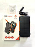 Портативний зарядний пристрій павербанк F33W з сонячною панеллю 33500 mAh, фото 8