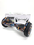 Гіроборд Balance Wheel Premium 10.5" Кольорове полум'я, фото 5