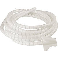 Гнучкий кабельний бандаж з кліпсою АСКО-УКРЕМ WCT-12 діаметр 12 мм, довжина 3 м, білий (A0150070024)
