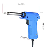 Паяльник-пістолет ZD-90 (30-130W) 220V (жало B1), фото 6