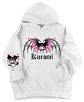 Худі для дівчаток «Куромі» біле, Україна