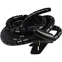 Гнучкий кабельний бандаж з кліпсою АСКО-УКРЕМ WCT-22 діаметр 22 мм, довжина 3 м, чорний (A0150070021)