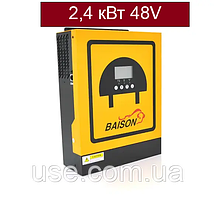 Інвертор для квартири 2квт, 2400 W, Вт, 24 В, V, для акумулятора, сонячних панелей, дому