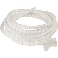Гнучкий кабельний бандаж з кліпсою АСКО-УКРЕМ WCT-8 діаметр 8 мм, довжина 3 м, білий (A0150070023)