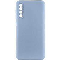 Чохол TPU GETMAN Liquid Silk Full Camera для Samsung Galaxy A50 (A505F) / A50s / A30s Блакитний / Lilac Blue