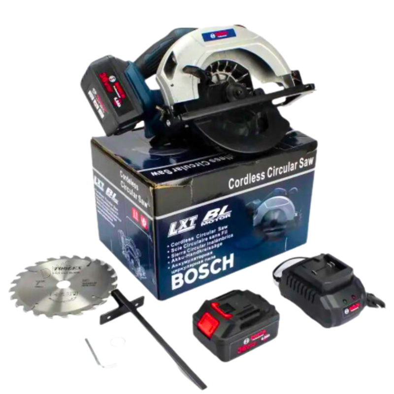 Універсальна акумуляторна циркулярка Bosch 36V 6Ah Циркулярна пила Бош Зручна циркулярна пила
