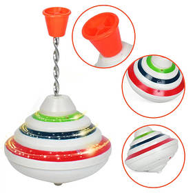 Дзига M 0306 U/R музична, зі світлом, розмір 14 см