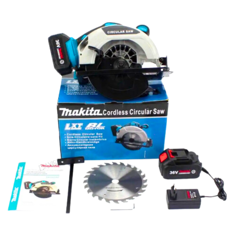 Надійна циркулярна пилка Makita Акумуляторна циркулярка Макіта 36V 6Ah Потужна і універсальна циркулярна пила