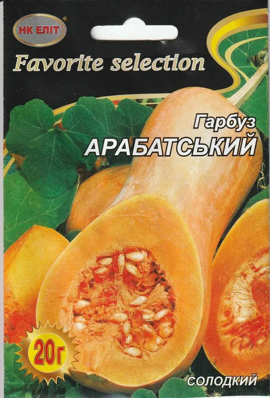 Насіння гарбуза Арабатський 20 г НК Еліт