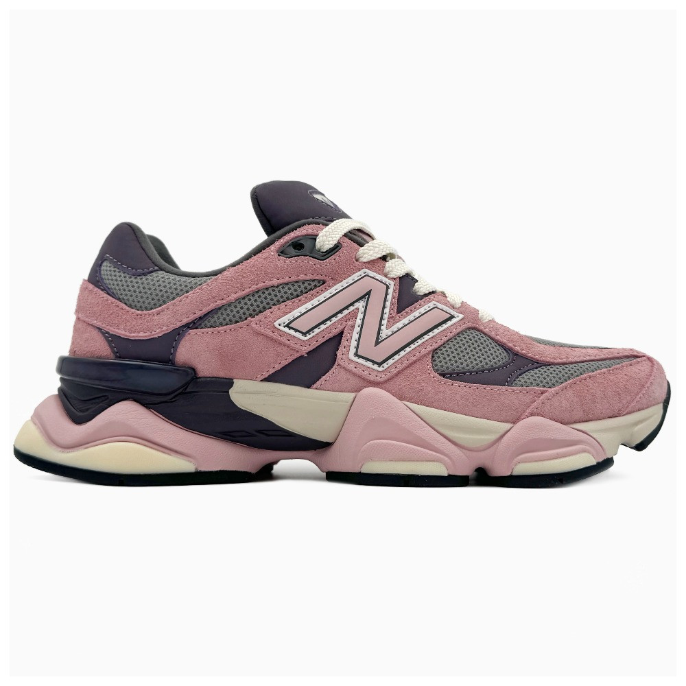 Жіночі кросівки New Balance 9060 Pink Purple, рожеві замшеві кросівки нью беланс 9060 ню беленс NB 9060 нб