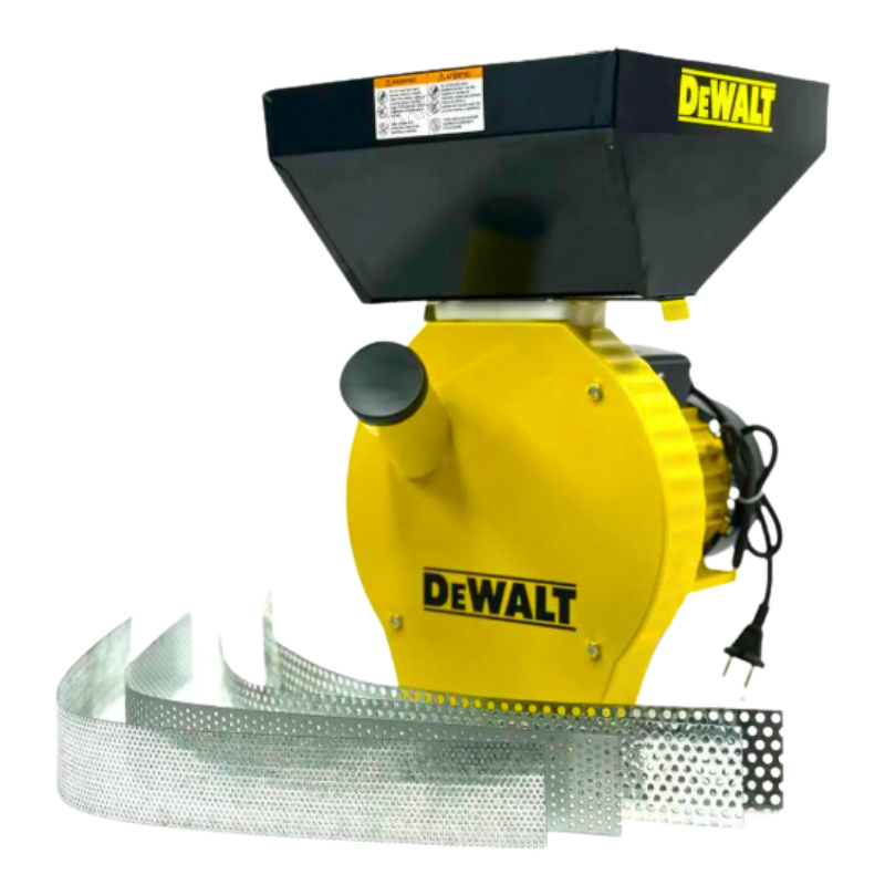 Кормоподрібнювач для зерна і качанів кукурудзи DeWalt Продуктивна зернодробарка 4.3 кВт 280 кг/год