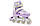 Дитячі ролики з поліуретановими колесами (всі світяться) Scale Sports LF605. PURPLE. Розмір 34-38, фото 6