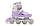 Дитячі ролики з поліуретановими колесами (всі світяться) Scale Sports LF605. PURPLE. Розмір 34-38, фото 7