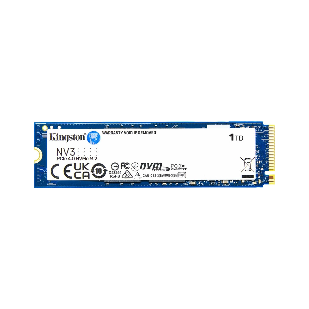 Накопичувач SSD Kingston Kingston NV3 1 TB PCI-E 4.0 x4 3D QLC (SNV3S/1000G)
