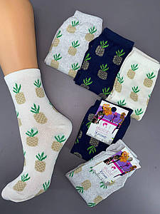 Жіночі шкарпетки КВМ "Ананас" Житомир 12пар/уп