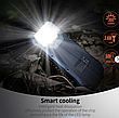 Павербанк Power Bank Solar i26 26800 mAh з сонячною панеллю, фонарик, фото 7
