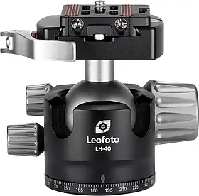 Головка штативна Leofoto LH-40LR+NP-50 кульова із затискачем ARCA. Куля: 40 мм