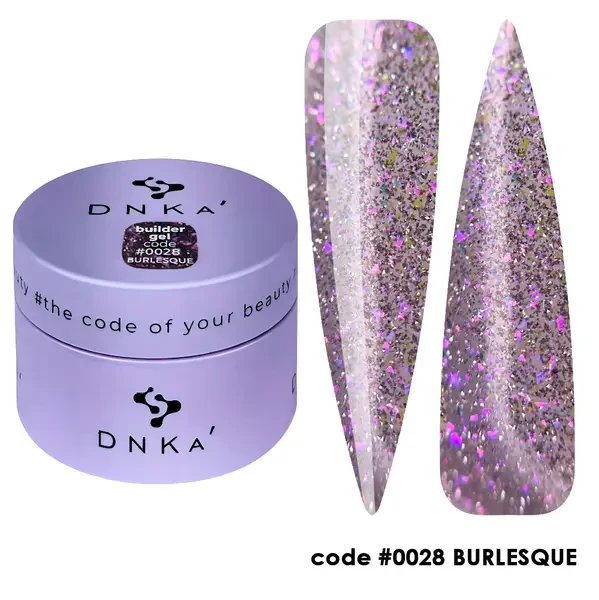 Гель для нарощування нігтів DNKa' Builder Gel 0028 Burlesque, 30 мл