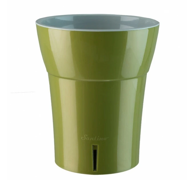 Вазон Dali-Dea 2,0л оливковий-сірий, фото 1