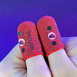 Ігрові напальчники BUTTERFL (1 пара 2 шт) для ігор на телефоні смартфоні планшеті pubg пабг пубг standoff 2, фото 4