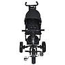 Дитячий триколісний велосипед — коляска Turbo Trike MT 1005-5 з батьківською ручкою Чорний, фото 2