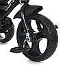 Дитячий триколісний велосипед — коляска Turbo Trike MT 1005-5 з батьківською ручкою Чорний, фото 4