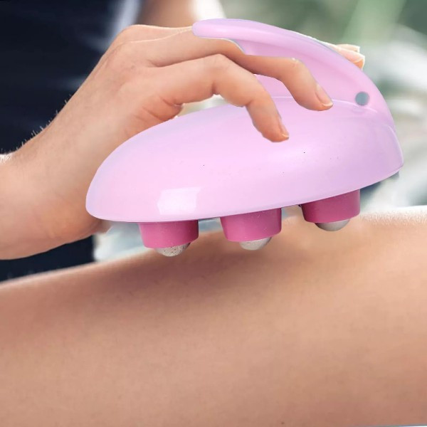 Масажер роликовий ручний антицелюлітний Body Shape Рожевий