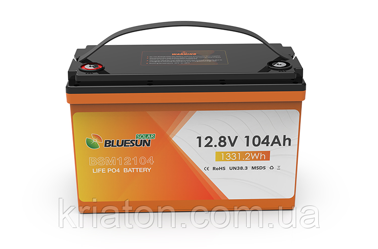 Акумулятор АКБ LiFePo4 12V 104A Bleusun