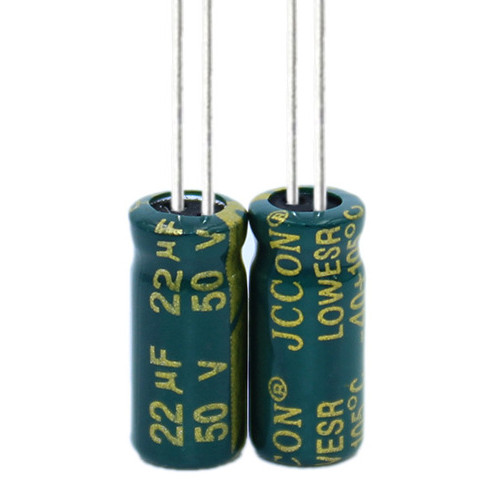 Конденсатор CD110 22мкФ 50В 5x11 105°C, Low ESR
