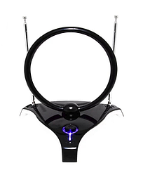 Антена Eurosky HDA-02 кімнатна з підсилювачем + підставка МВ+ДМВ