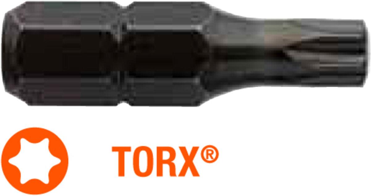 Насадка викруткова USH Industry: TORX T9 x 25 мм, Уп. 5 шт.