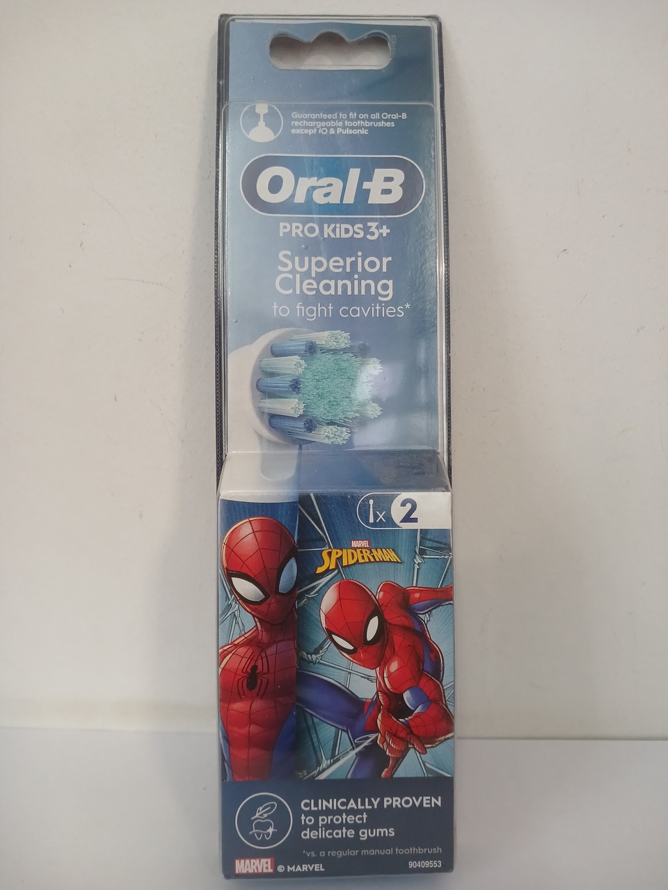 Насадки для щітки дитячі Oral-B Spider-Man 2 шт. ( EB10-2 )