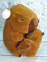 М'яка іграшка з пледом усередині Капібара з малюком, фото 3