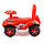 Дитяча машинка каталка толокар музичний для дітей прогулянки катання Doloni машина для хлопчика червона, фото 4
