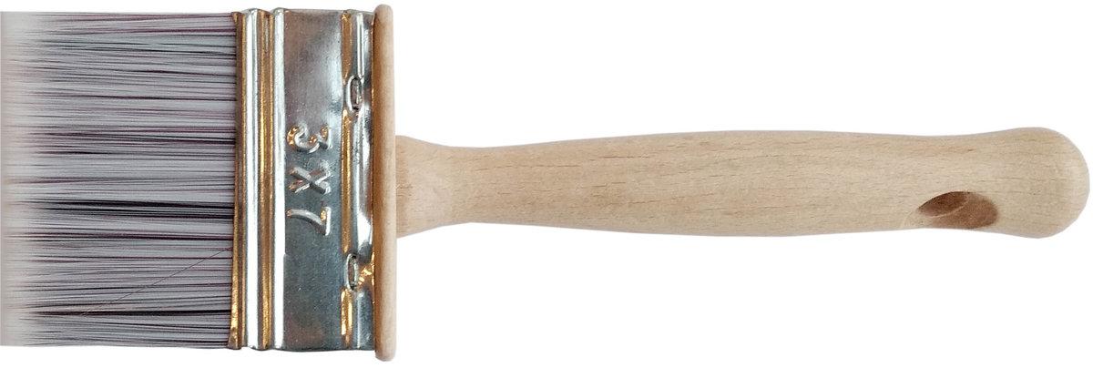 Пензель-макловиця малярний воскований VIROK SUPER PROFI. b= 70 мм, h= 30 мм три види щетини, фото 1