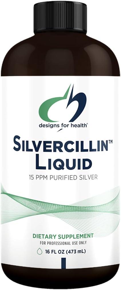 Designs for Health Silvercillin liquid / Сільверцилін срібло рідке 473 мл