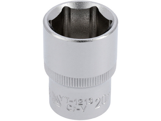 Головка торцева 6-гранна 1/2" М20 коротка YATO