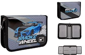Пенал  Smoke Wheel, твердий, одинарний, з 2 клапанами Yes HP-04 533586