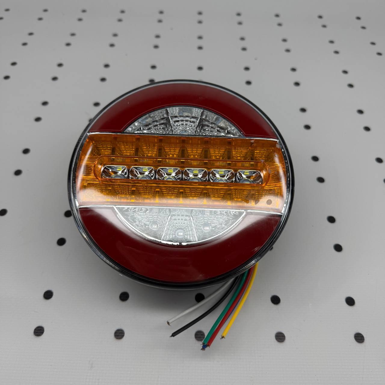Ліхтар LED задній, діаметр 135 мм,  товщина 44 мм  12/24V, фото 1
